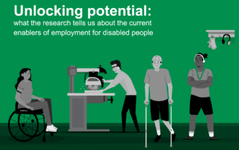 Unlocking potential: What the research tells us about the current enablers of employment for disabled people